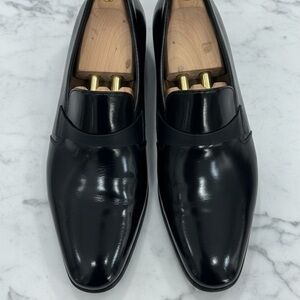 Bally Black Leather Oxfords